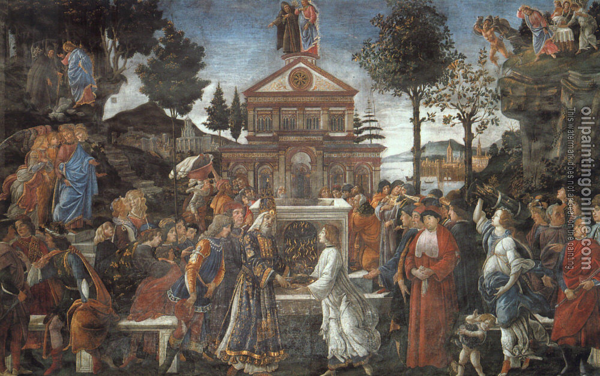 Botticelli, Sandro - Temptation of Christ